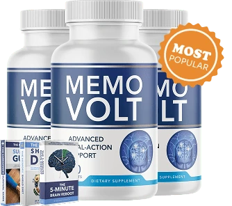 Three bottles of Memo Volt
